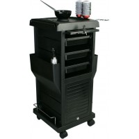 100B DURABLE Locking Cart Color Utility Cart For Beauty Salons