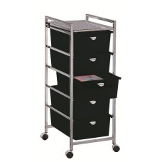 Pibbs D25 Beauty Cart 5 Deep Drawers From Pibbs