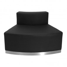 803 Angle Out-seat Piece Reception Single Sofa Black