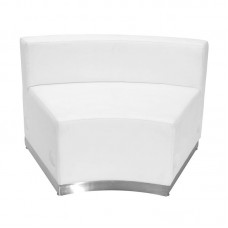 803 In Seat Piece Reception Single Sofa White