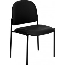 515 Italica Black Vinyl Salon Waiting Room Reception Chair