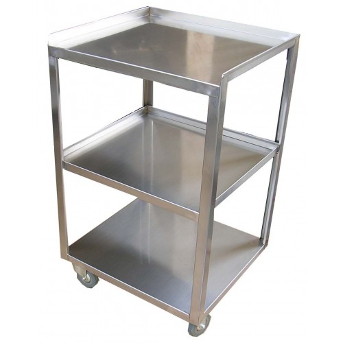 Italica S9 Stainless Steel Trolley With 3 Shelves Great For Stage