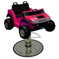 Pink Hummer Kids Styling Chair SUV With Your Choice of Base