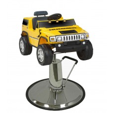 Yellow Hummer Single Kids Styling Chair Yellow