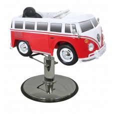 Red VW Bus Styling Chair With Your Choice of Base