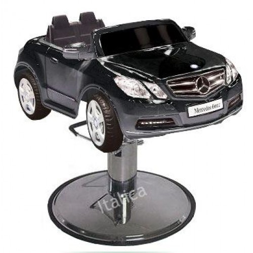 E550 Black Mercedes Kids Hair Salon Styling Chair