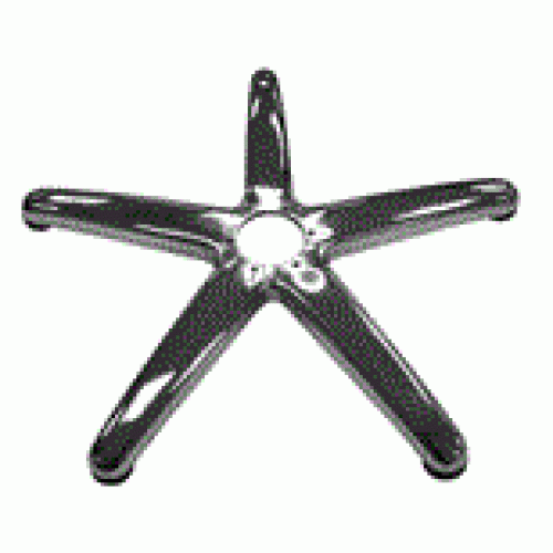 24 Inch Diameter Star Base Floor Plate For Italica G5 Bases With Adjustable Rubber Feet