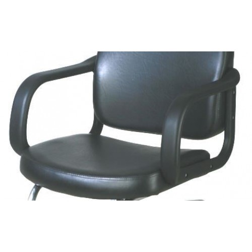 7190 Daphne Styling Chair Arm Set Hard Rubber With Inner Steel Core Armrest For Daphne Styling Chair