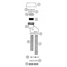 Belvedere 5001595 Lock Nut Set Only For 403 Vacuum Breaker