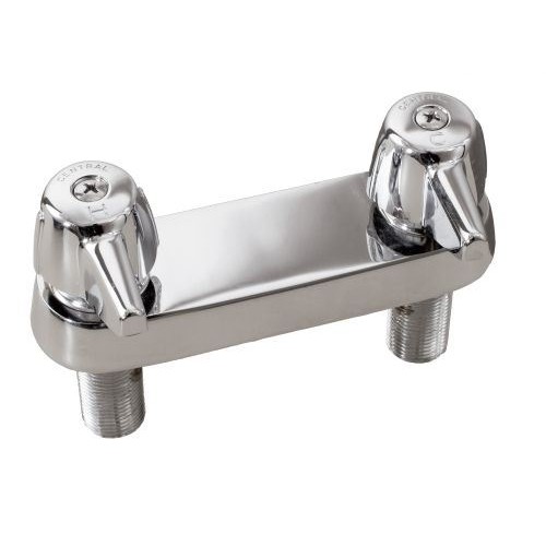 Jeffco 555B Dual Handled Faucet 2 Hole Shampoo Bowls 3 3/8" On Center