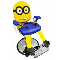 Companion Blue and Yellow Hair Styling Chair With Seat Belt