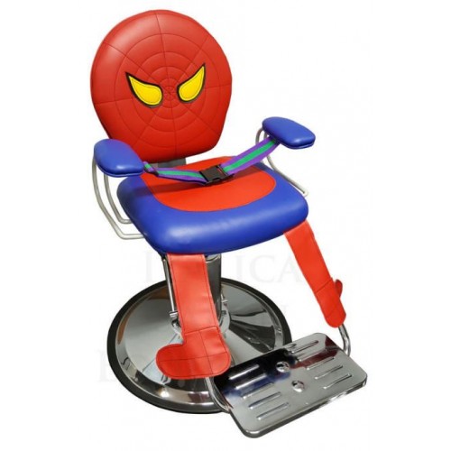 Red and Blue Mystery Man Kids Styling Chair For Children