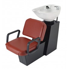 Pibbs 5243 Lambada Shampoo Side or Backwash With Sliding Chair  and Tilting Shampoo Bowl