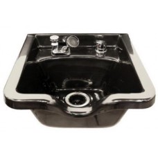 10W Fiberglass USA Made Shampoo Bowl With Faucet Set & Sprayer