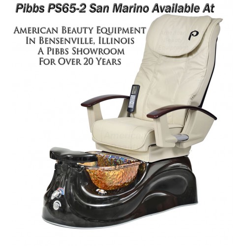 Pibbs PS65-2 San Marino Glass Bowl Pedicure Spa