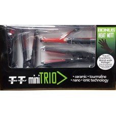 SALE Mini Trio styling Tools with Curling Iron Flat Irons Detailer and Free Heat Mitt New Boxed 