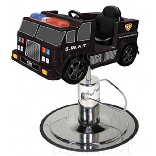SWAT Police Kids Styling Chair With Choice of Base