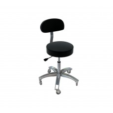 Pro Stool With Backrest Massage Table Stool- Choose Color 31002