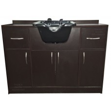 Italica CS04 Hair Styling Wet Booth Barber Station With Shampoo Bowl Included Choose Color Below