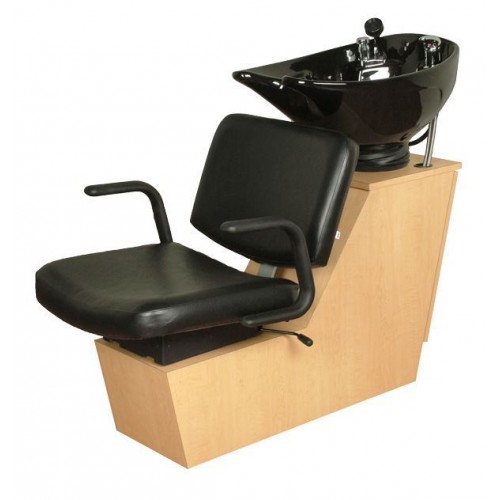 Collins 15BWS Monte Shuttle Backwash Sliding Chair Tilting Porcelain Shampoo Bowl