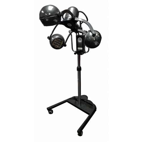 Satellite Hair Processor Rotates Around Clients Hair To Process Hair Color And Perms Evenly Plus Faster