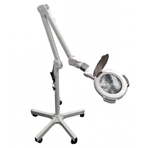 1006 Magnifying Lamp With Lens Cover and Dimmer From Silver Fox