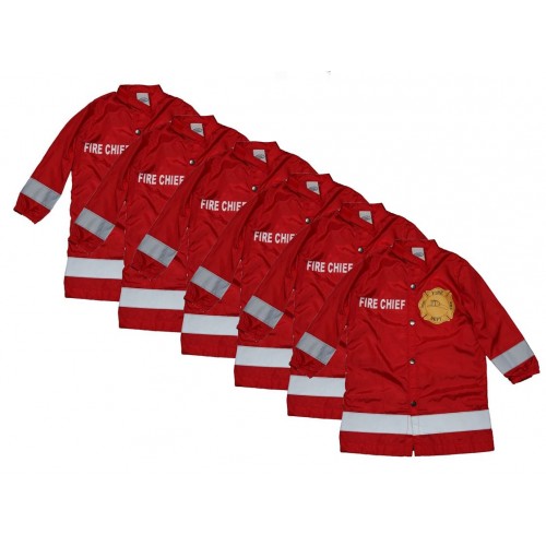 Fire Chief Cape 6 Pack For Cutting Kids Hair in Hair Salons