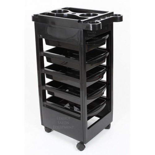 Hair Salon Trolley T48 With 5 Drawers and Tool Holders