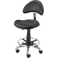 Black or White 3323 Aero Task or Manicure Stool Optional Footrest Ring