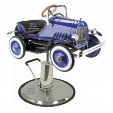 Jalopy Blue Classic Childrens Styling Chair Car With Your Choice of Base