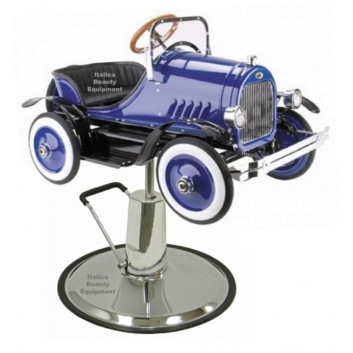 Jalopy Blue Classic Childrens Styling Chair Car With Your Choice of Base