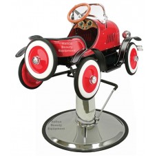 Jalopy Red Classic Childrens Styling Chair Car With Your Choice of Base