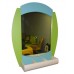 Italica Kids Salon Mirror 31"W  X 38"H With Product Storage Area