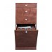 Last 3 Cabinets- Italica 5101 Cherry Wood Veneer Hair Styling Station With Tilt Tool Panel