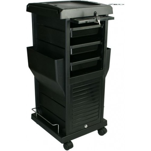 100B DURABLE Locking Cart Color Utility Cart For Beauty Salons