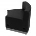 803 In Seat Piece Reception Single Sofa Black