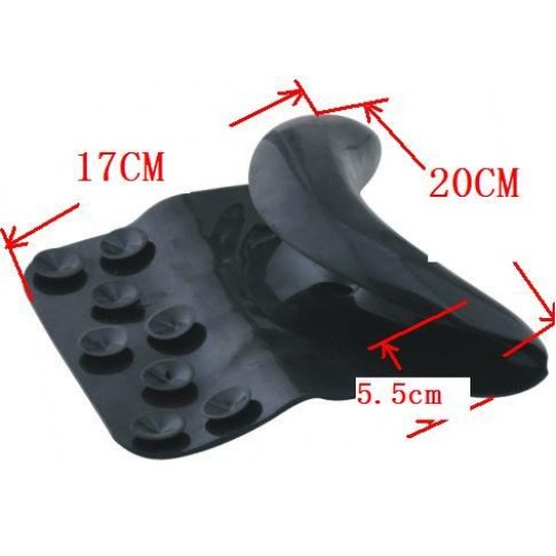 Italica XL012 Silicone Shampoo Bowl Neck-rest With Suction Cups For Hair Salons
