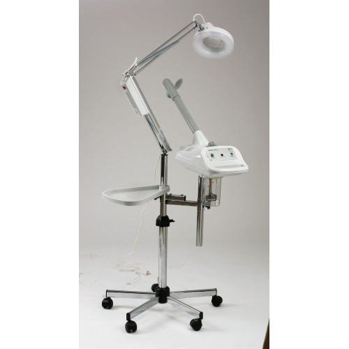 Pibbs 2557 Vapourel Combo Facial Steamer Mag Lamp Shelf and Stand
