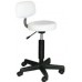 Black or White 7083 Round Seat Hair Treatment Stool With Backrest
