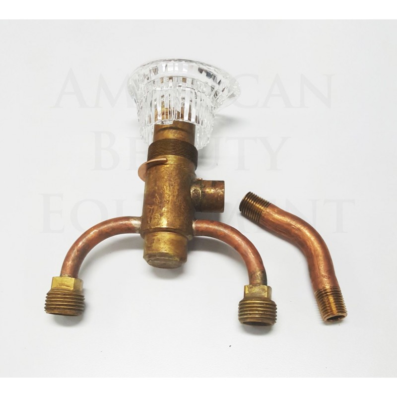 Belvedere 622TC Flo Temp Deck Mount Faucet for Older Porcelain Shampoo