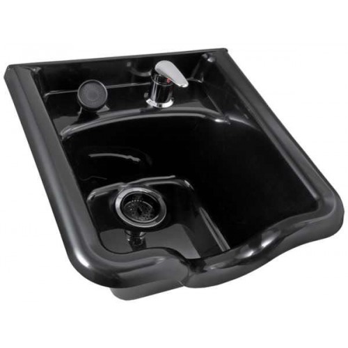Jeffco 8000 Porcelain White or Black Wall Hung Shampoo Bowl Includes vacuum Breaker