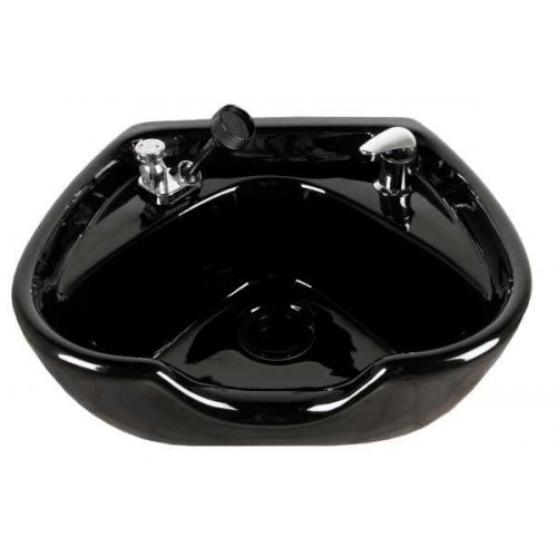 Jeffco 8100 Porcelain White or Black Sidewash Shampoo Bowl Includes Vacuum Breaker