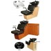 Collins 15BWS Monte Shuttle Backwash Sliding Chair Tilting Porcelain Shampoo Bowl