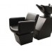 QSE 18SWS Shuttle Sidewash Sliding Chair Tilting Shampoo Bowl Plus Storage Cabinets From Collins