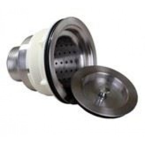 SSD Stainless Steel Strainer Basket Set Drain & Stainless Hair Cup With Tight Cap