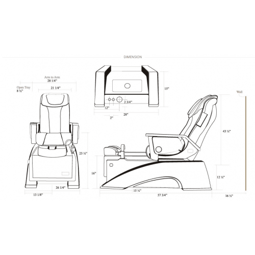 Episode LX Pedicure Spa Chair Call For Best Prices On These Spas - Image 18