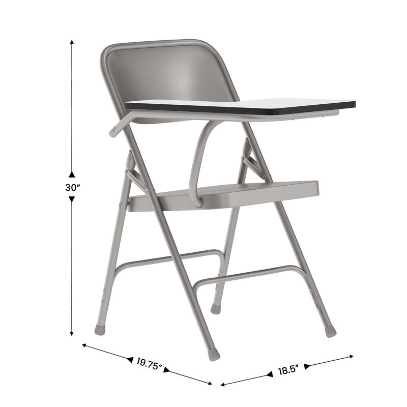 309 Student Steel Folding Chair (Choose Tablet Arm Side) - Image 4