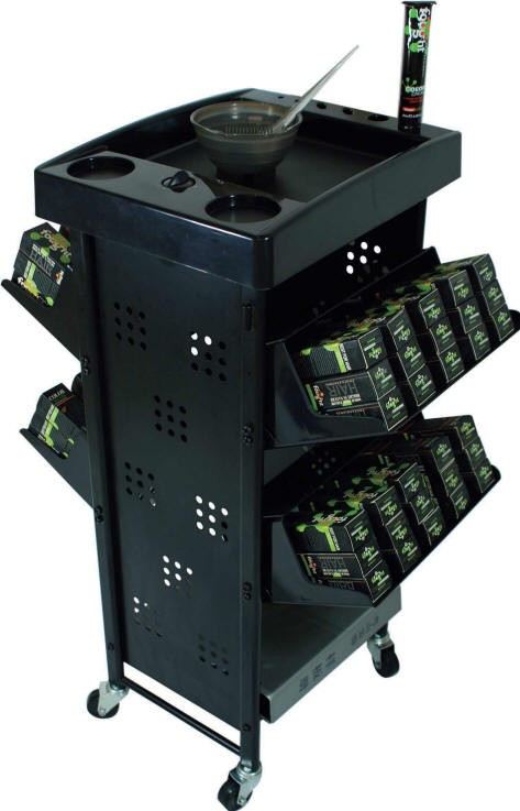 T005 Colorist Storage Trolley Working Cart Heavy Duty