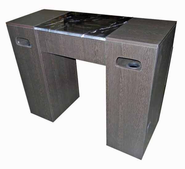 NT088 Manicure Table Hidden Wheels UV Slots