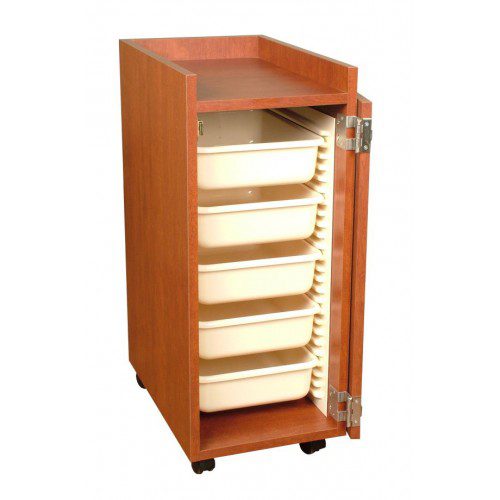 3367-14 Inch Wide Hair Color Cart Storage Caddie - Image 2